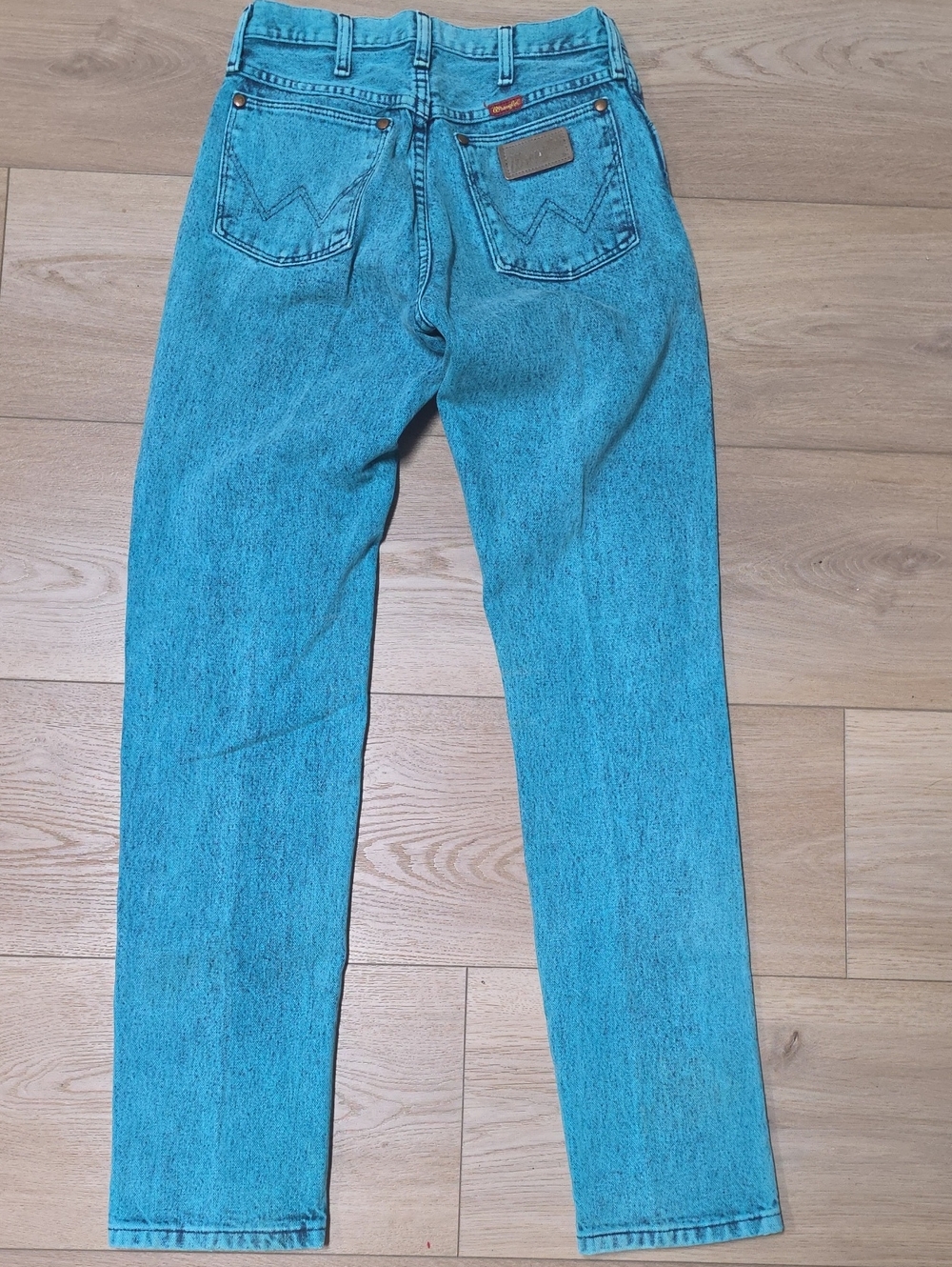 Vintage Wrangler Teal Blue Womens Jeans